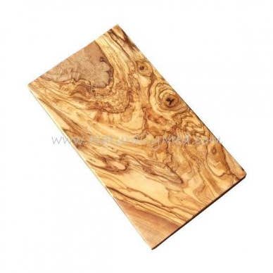 Olive Wood Rectangle Board 12” x 6” for wholesale by Naturally Med Inc.