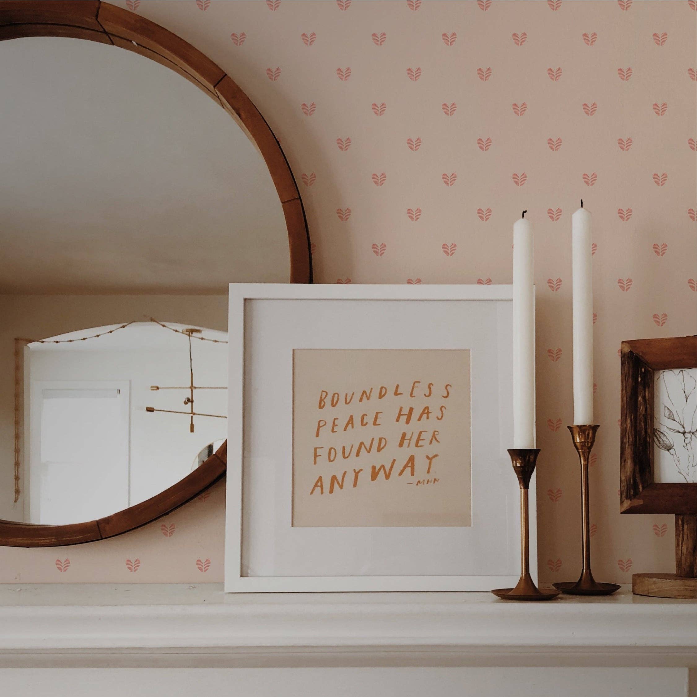 Everett Park - Wholesale Wallpaper - Fawn Prints (Pink) Wallpaper