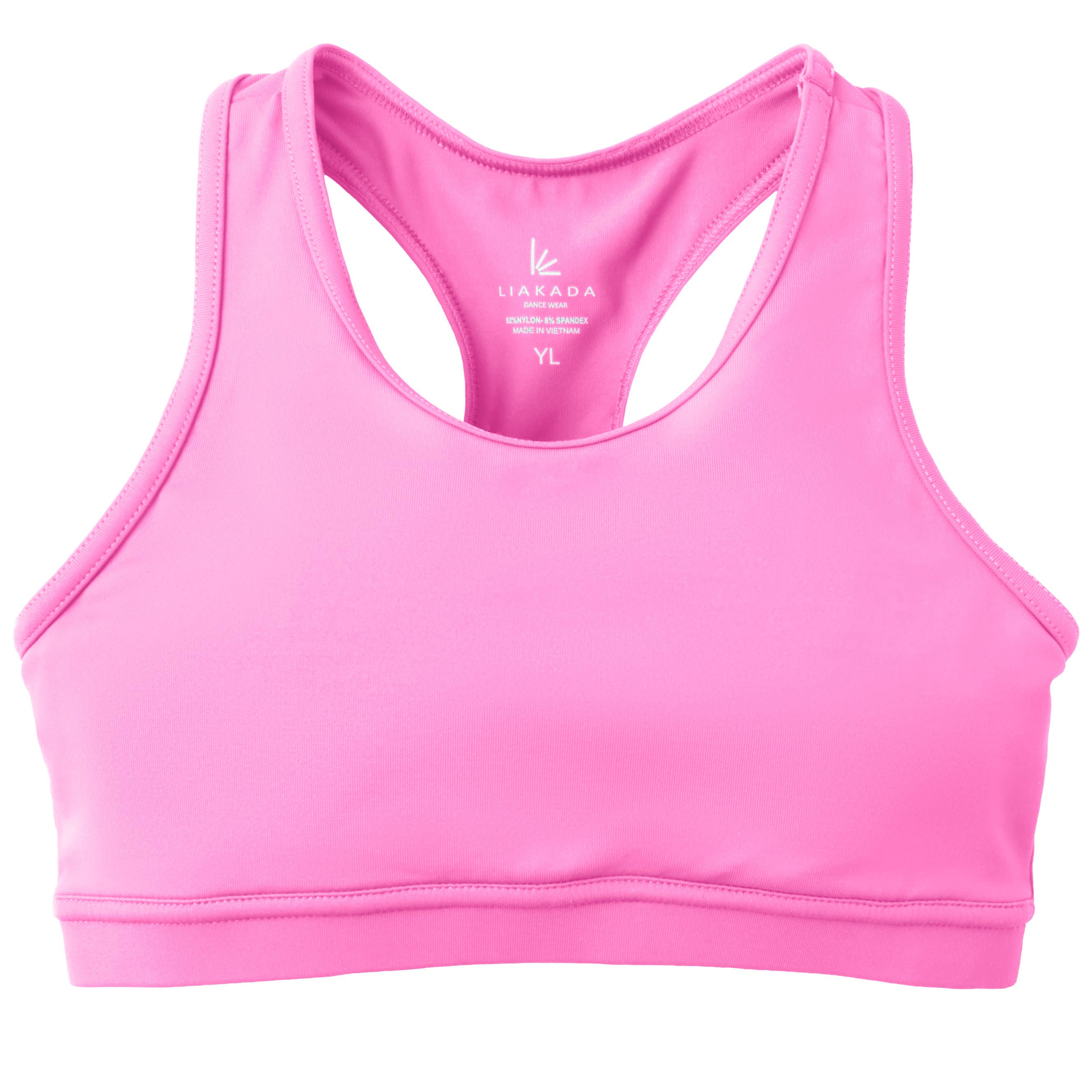 Liakada Dancewear – Parte de cima de desporto - Criança por atacado – Top Sutiã Racerback para Menina3