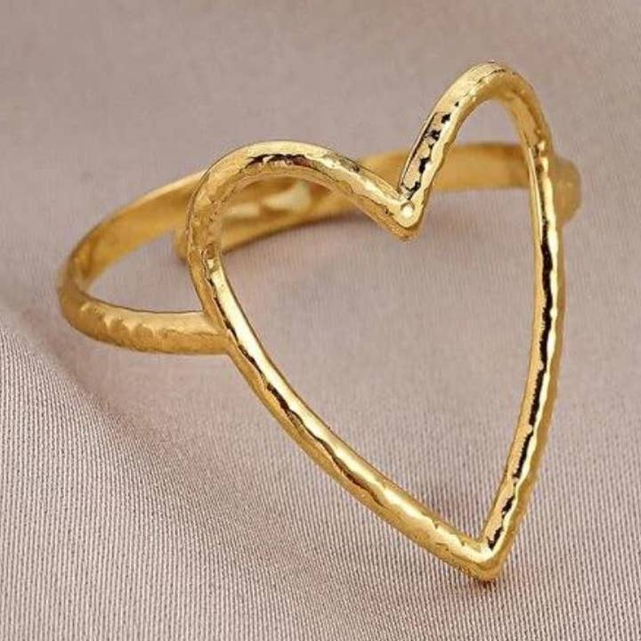 UITGESNEDEN HARTRING (VERSTELBAAR) voor wholesale door Ashlen