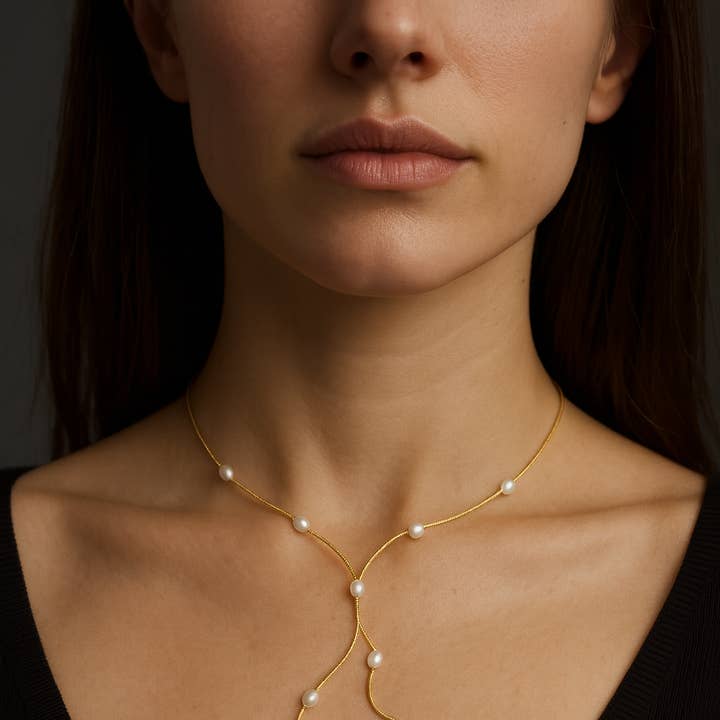 Gezeitenflüsterndes Lariat für den Großhandel von So... Silver Jewelry