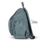 OiOi - Wholesale Diaper Bag - Baby - Signature Nappy Backpack - Stone Blue Vegan Leather6