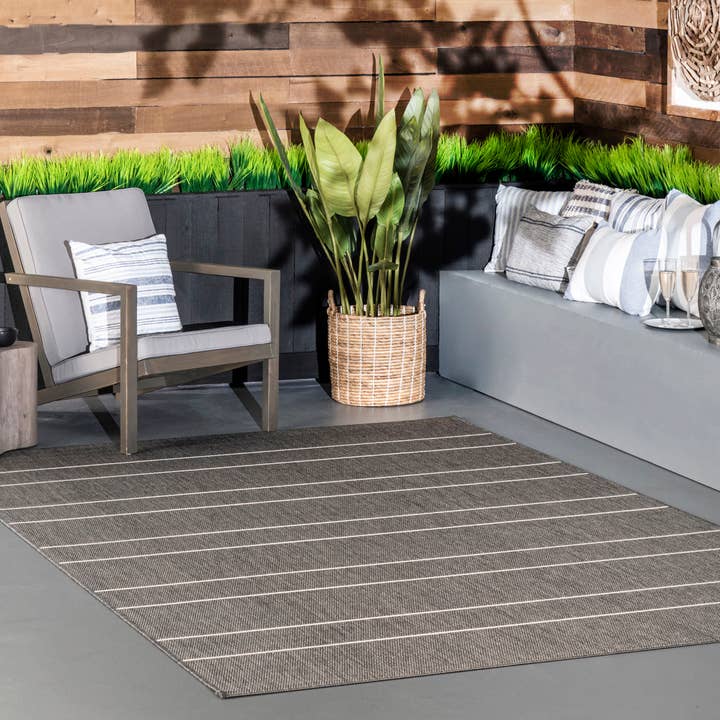 nuLOOM - Wholesale Area Rug - Alaina Indoor/Outdoor Striped Area Rug