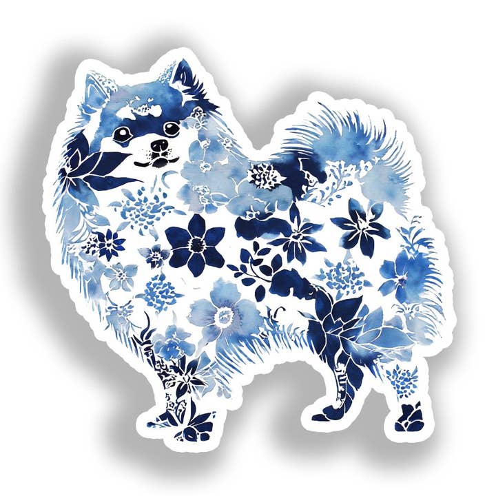 Pomeranian Hund Dekal Klistermärke # A017491 för wholesale av Yoonek Graphics