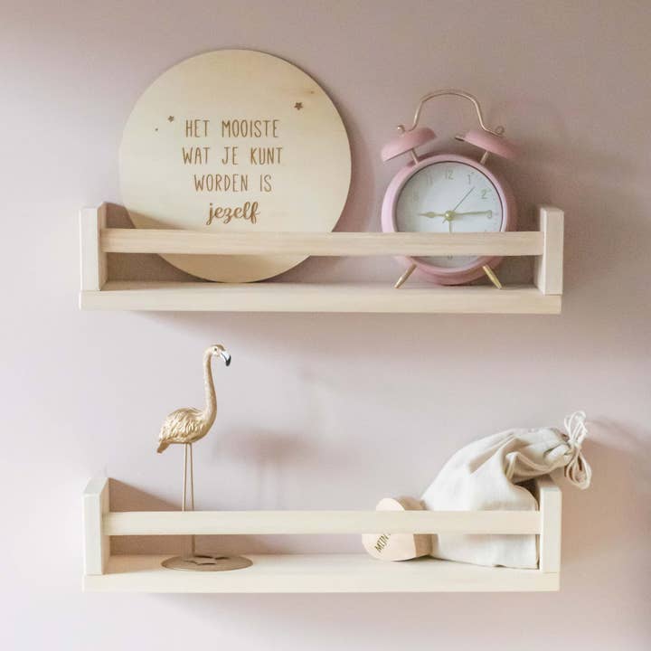 Wooden Wall Circle - The Most Beautiful Thing You Can Become Is Yourself for wholesale by Fien & Feau