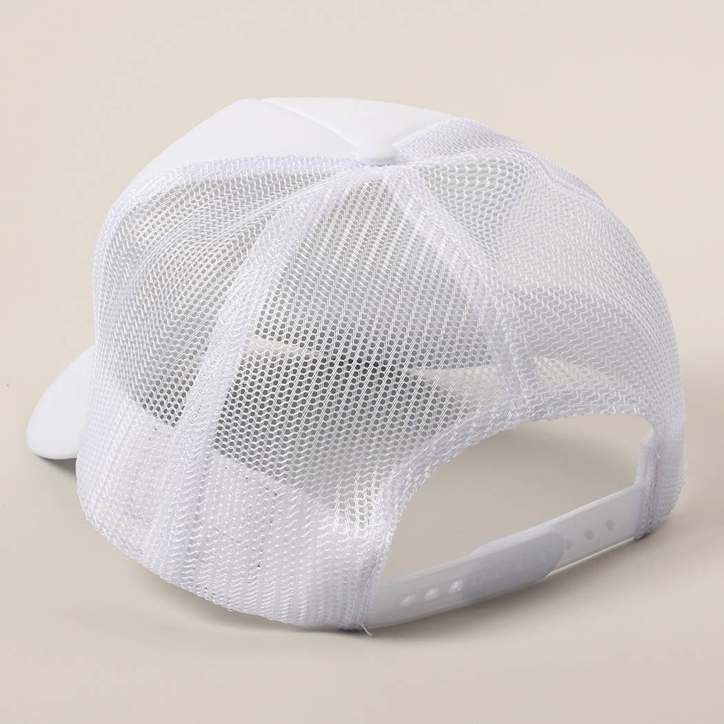 Fashion City - Wholesale Trucker Hat - Unisex - Sorry About My Wife / Husband Text Mesh Back Trucker Hat30