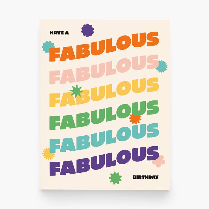 Har a Fab - Tarjeta de felicitación de cumpleaños para venta al por mayor de paper&stuff