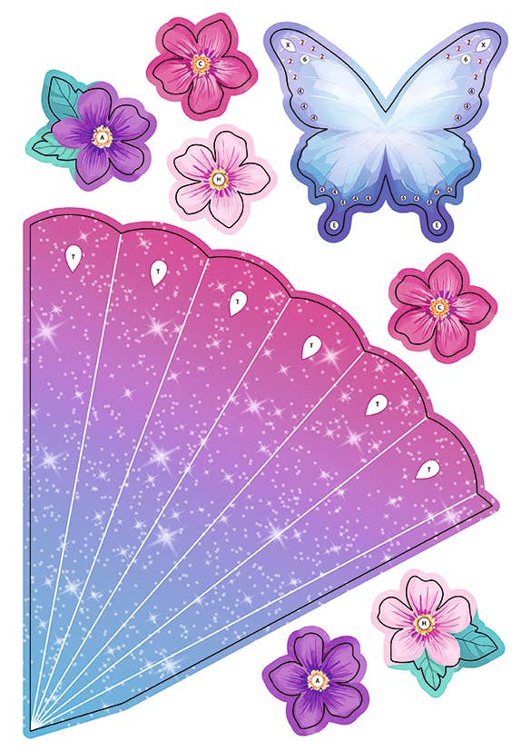 URSUS® / Buntpapierfabrik Ludwig Bähr GmbH & Co. KG - Wholesale DIY Craft Kit - Kids - Diamond Painting Deco Set "Fancy Unicorn"6