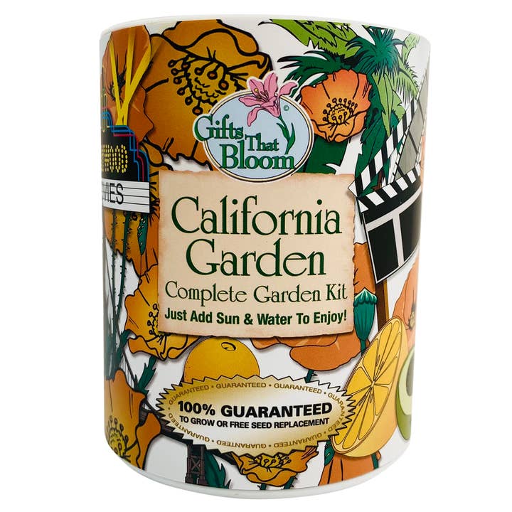 Gifts That Bloom - Wholesale Plant Seeds - California Poppy Garden Grocan Seed Kit