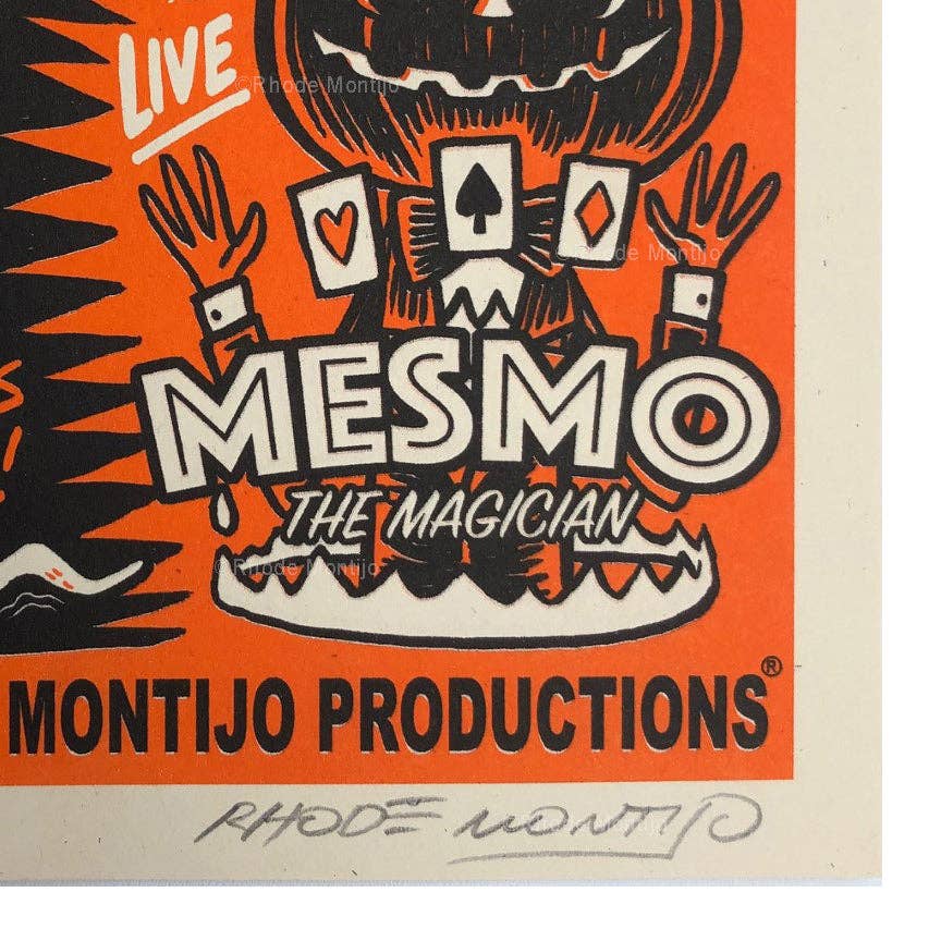 The Fantasmical World of Rhode Montijo - Wholesale Art Print - 11" x 17" Signed Risograph Print: SPOOKSHOW -BACK IN STOCK!3