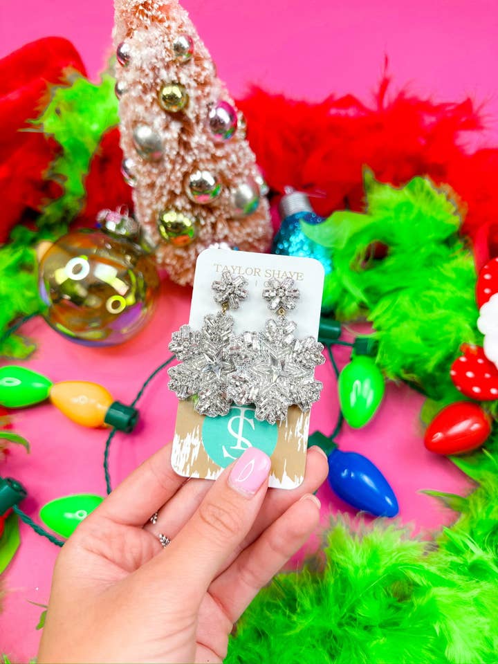 Snowflake Drops for wholesale by Taylor Shaye Designs