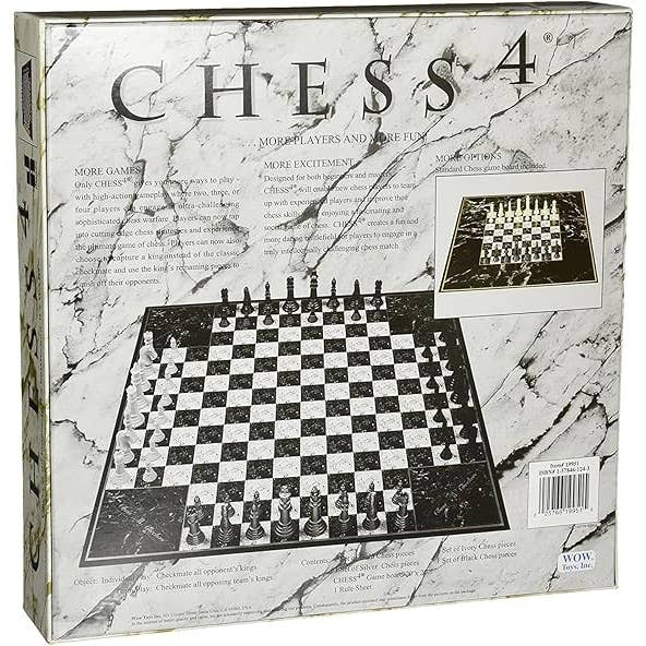 Hansen Game Gift & Toy Company - Wholesale Board Game - John N. Hansen: Chess 4, Black