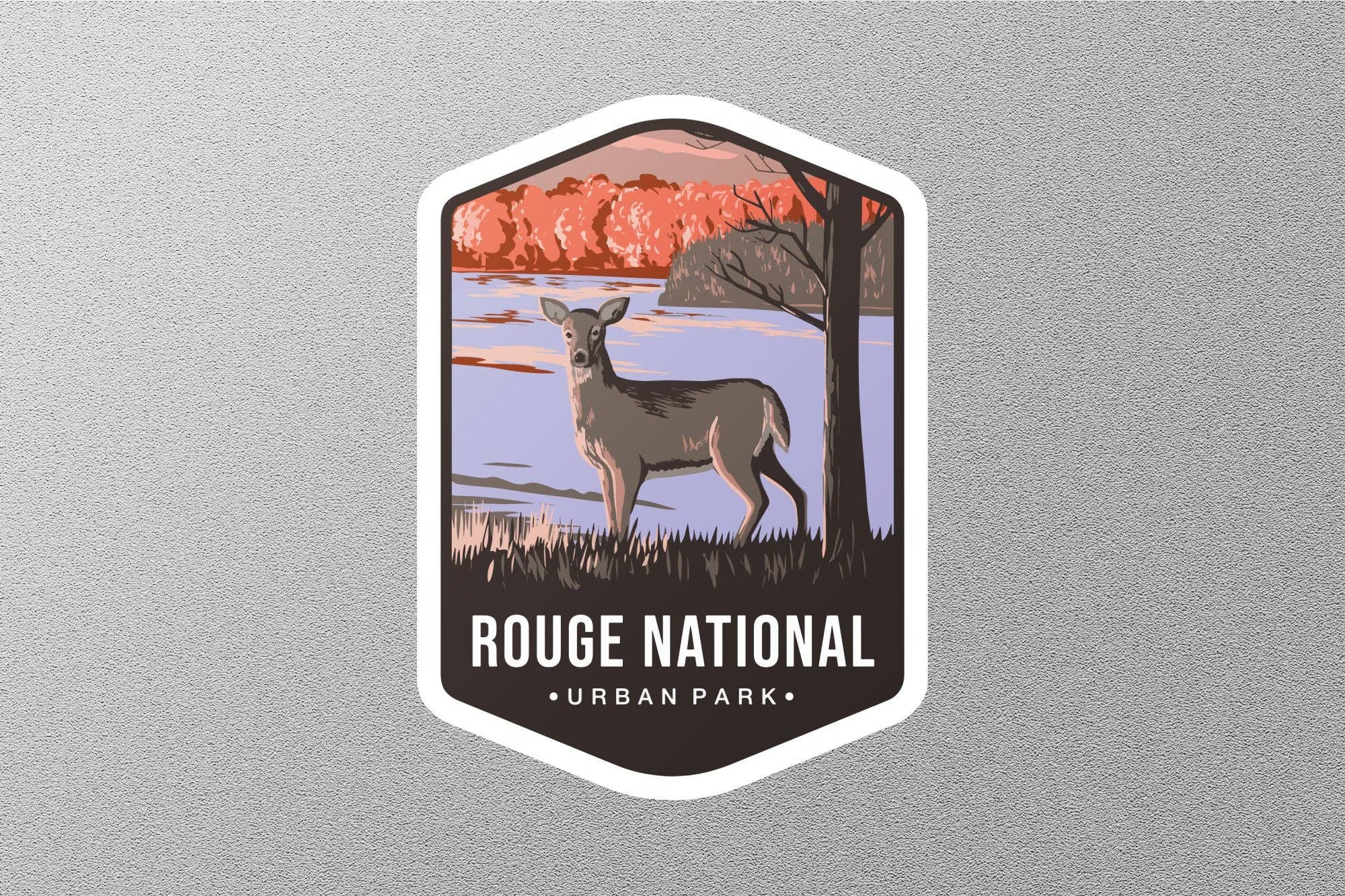 GraffMerch.com - Wholesale Sticker - Rouge National Canada National Park Sticker1