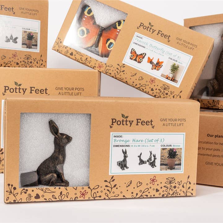 Jardinopia UK - Vente Pot - Buff Orpington Lot de 3 pieds pour pot de fleurs de poulet7