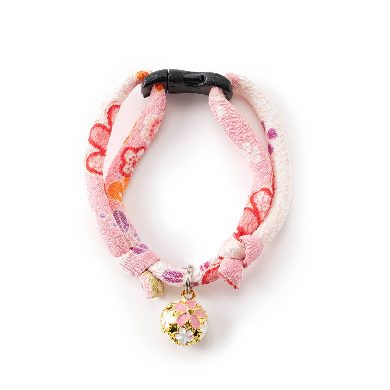 MOON-X USA, INC. - Wholesale Pet Collar - Cat - Chirimen Sakura Cat Collar (Pink)