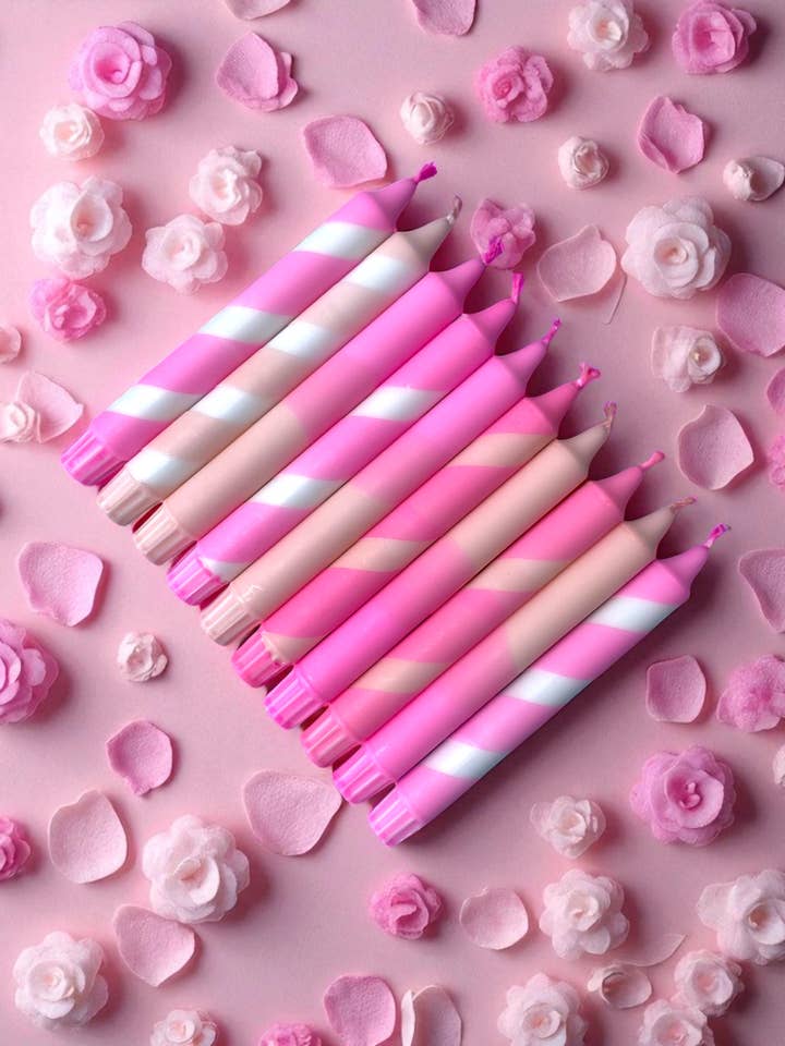 Joyful Glow | Pearl Blush Tapper Candle | 2.3x20 cm for wholesale by Kupkup HB. - Fi Design Studio Co.