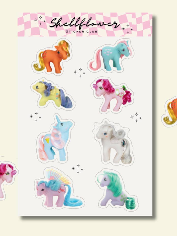 My Little Pony Sticker Sheet for wholesale by Shellflower