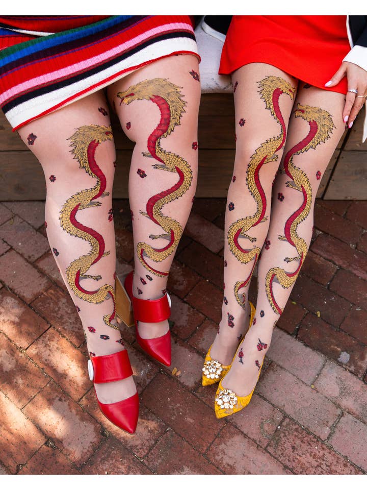 Sock Candy - Wholesale Tights - Women's - Year of the Dragon Sheer Tights5