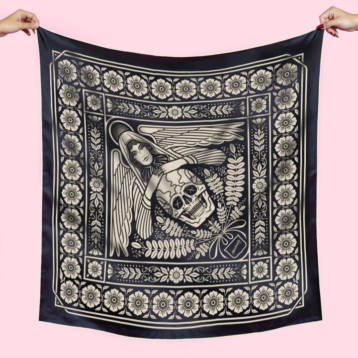 Lenço de Seda Angel por atacado de Hellcats USA