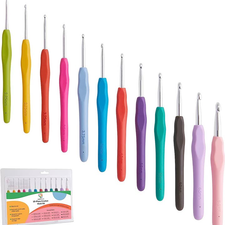 Crochet Hook Set, 12 Colorful Ergonomic Hooks and other Purchase Wholesale laine à tricoter. Free Returns & Net 60 Terms on Faire trending on Faire.