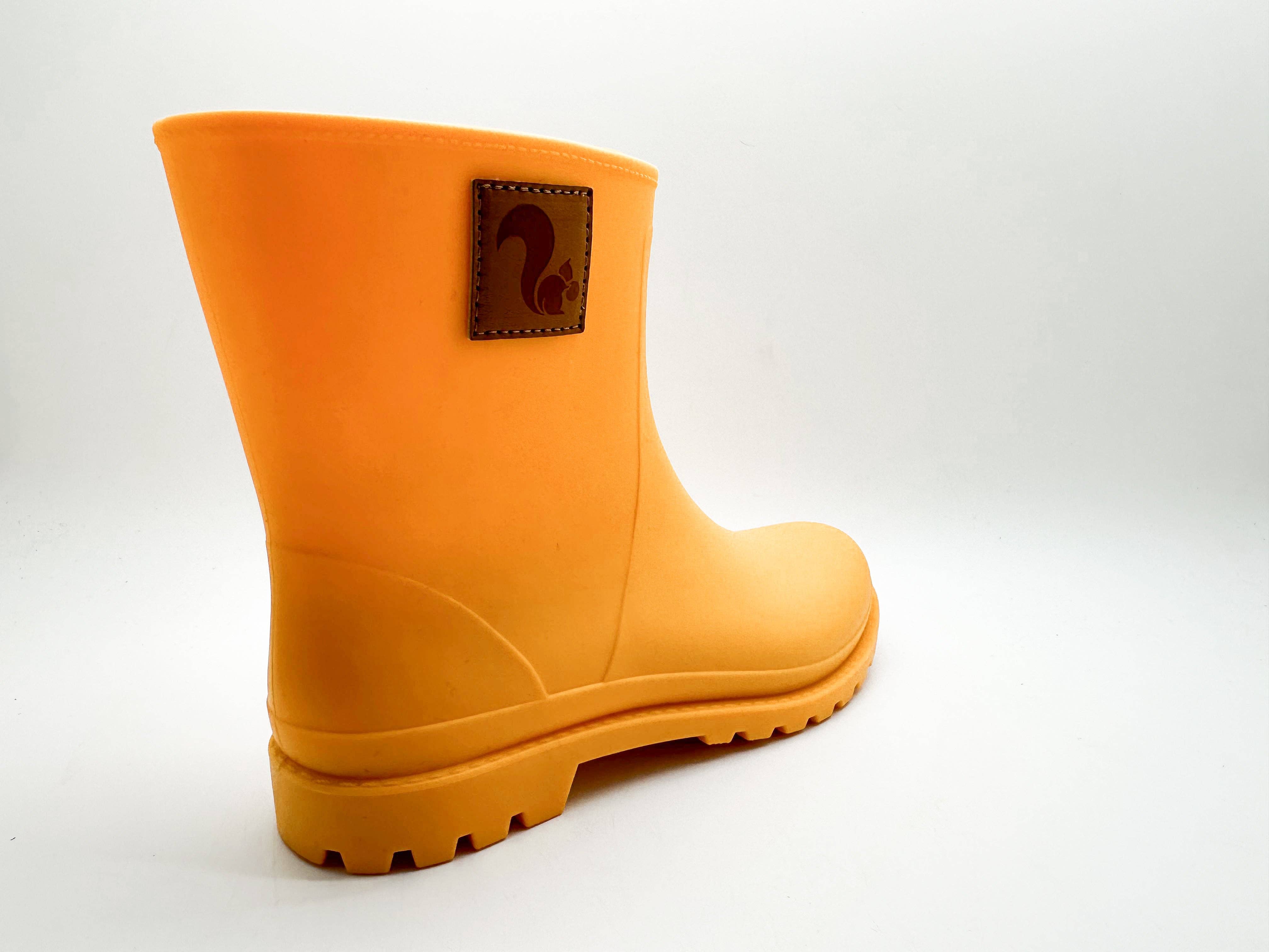 thies ® Bio Rainboot orange juice vegan | 100% waterproof biodegradable rainboots for wholesale on Faire5