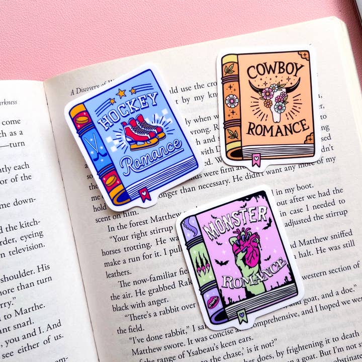 Bookish Trope Sticker for wholesale by Cozy Reads Shop