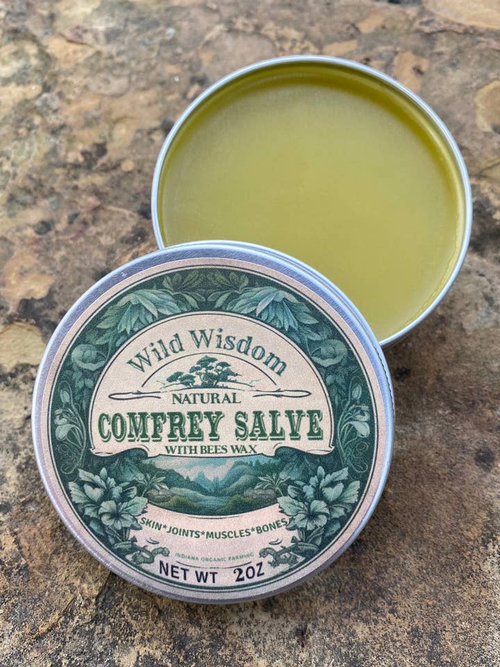 Comfrey Salve for wholesale by Wild Wisdom LLC