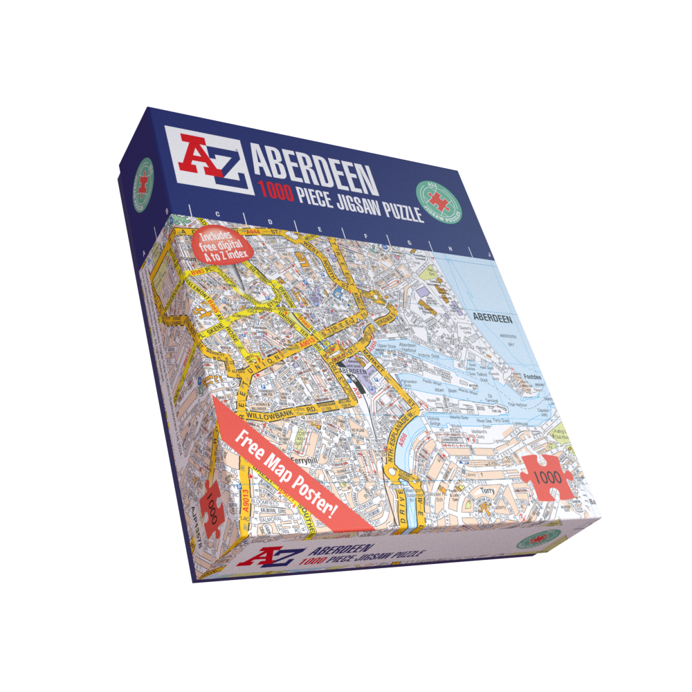 All Jigsaw Puzzles – wholesale Puzzle – Adult – A to Z Map of Aberdeen 1000 Piece Jigsaw1