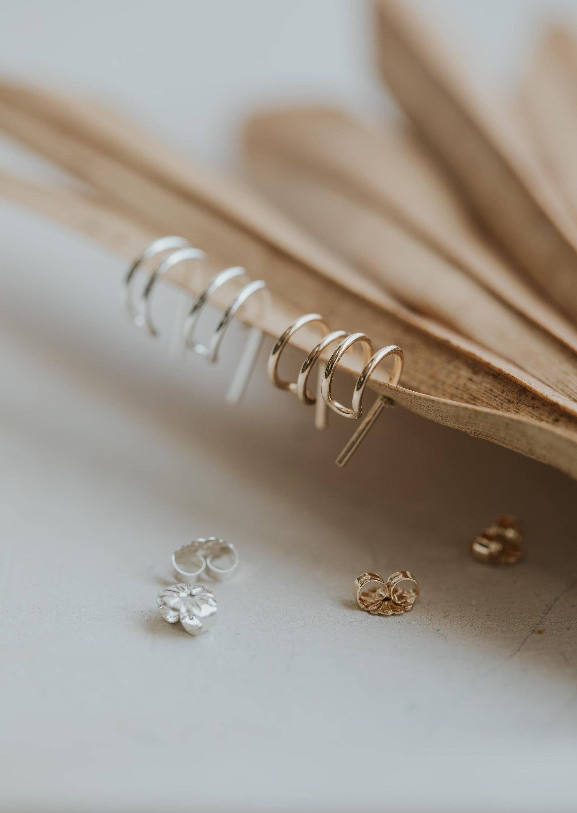 Hello Adorn – Engroshandel Hoops – Double Up indlæg | 14kt guldfyld+sterlingsølv6