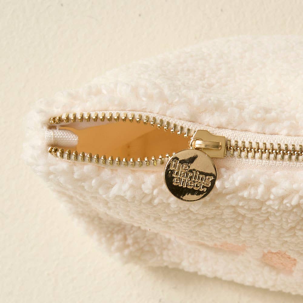 The Darling Effect - Wholesale Pouch - Women's - Cream Teddy Pouch - Wifey4