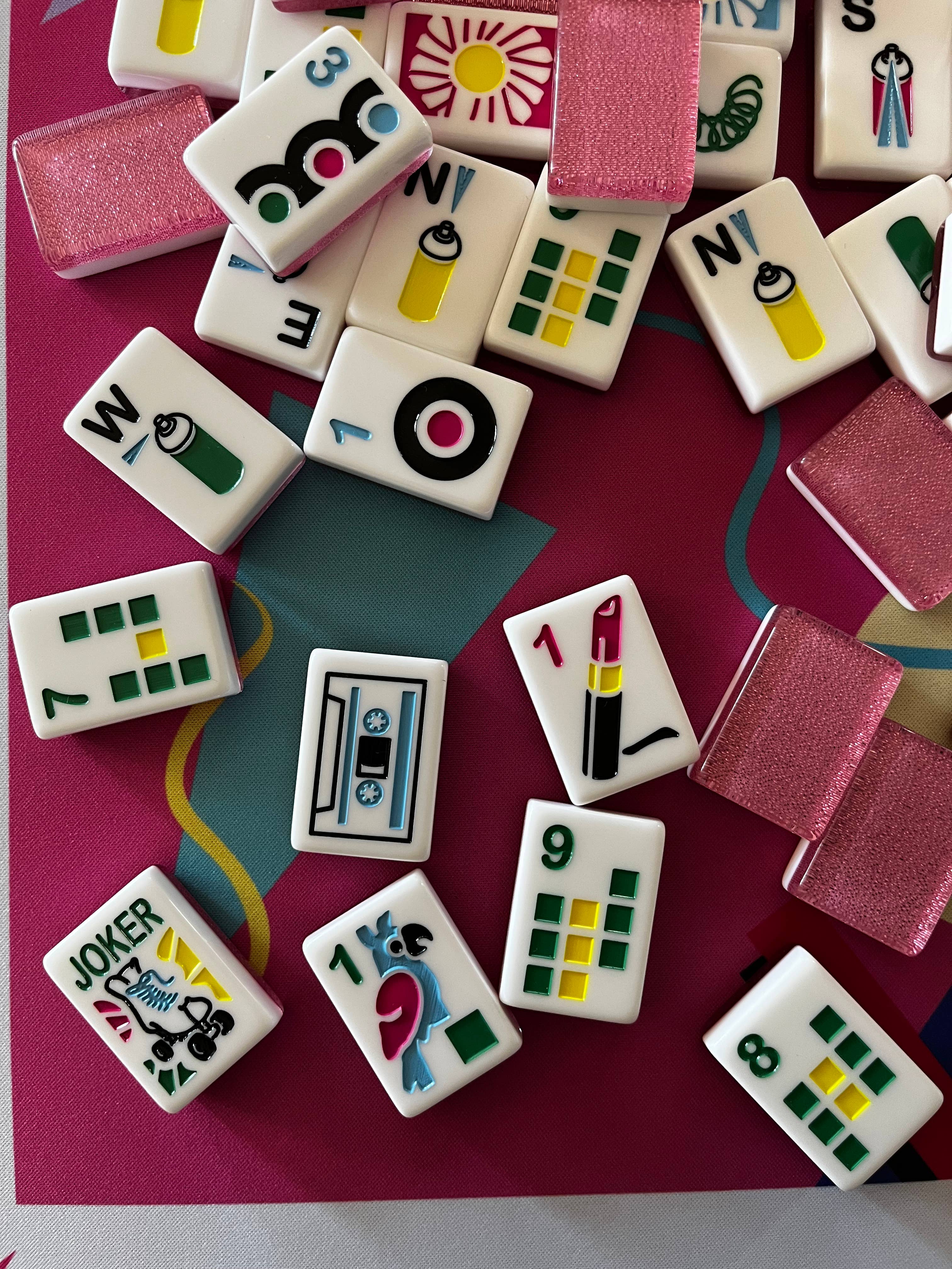 Luxe Mahjong - Wholesale Board Game - I Love the 80s Mahjong Set - Version 2.07