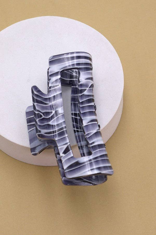 JOSSLYN by wall to wall - Wholesale Hair Clip - Women's - RECTANGLE CELLULOSE HAIR CLAW CLIP | 40H61510