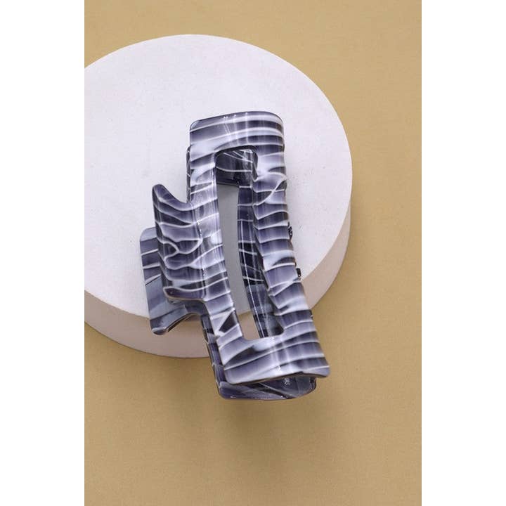 JOSSLYN by wall to wall - Wholesale Hair Clip - Women's - RECTANGLE CELLULOSE HAIR CLAW CLIP | 40H61510