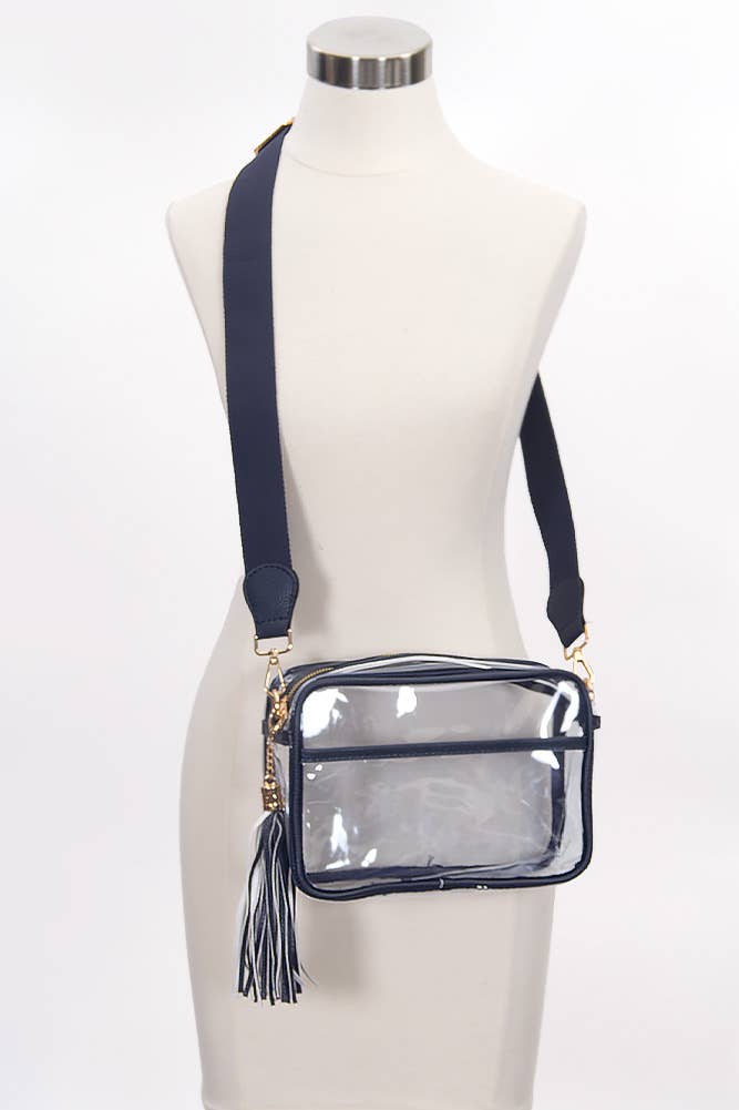 Hana - Wholesale Crossbody Bag - Women's - Clear PU Cross Body Camera Bag12