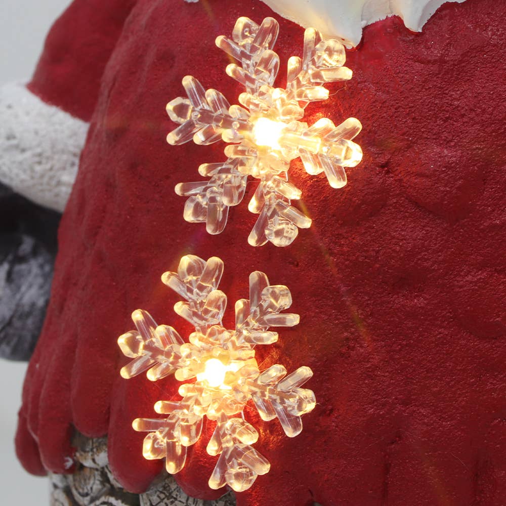 Abble – Decoração de Natal por atacado – Abble Escultura Decorativa de Natal em Resina com Luzes Pré-Instaladas do Pai Natal5