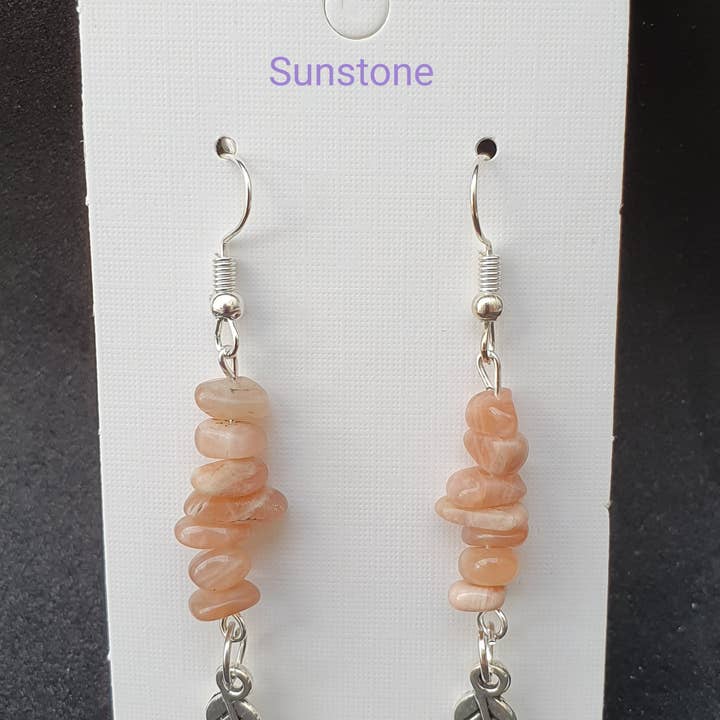 Pendientes Sunstone Crystal para venta al por mayor de Sweetpea Creations
