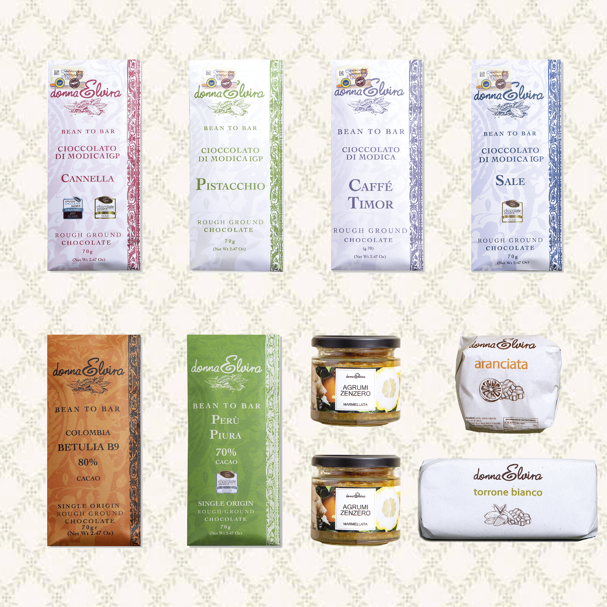DONNA ELVIRA dolceria di Roccasalva Elvira – Barra de chocolate por atacado – Degustação n. 50