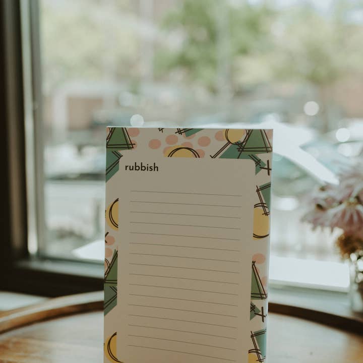 BrickandBarley - Wholesale Notepad - Rubbish Notepad1