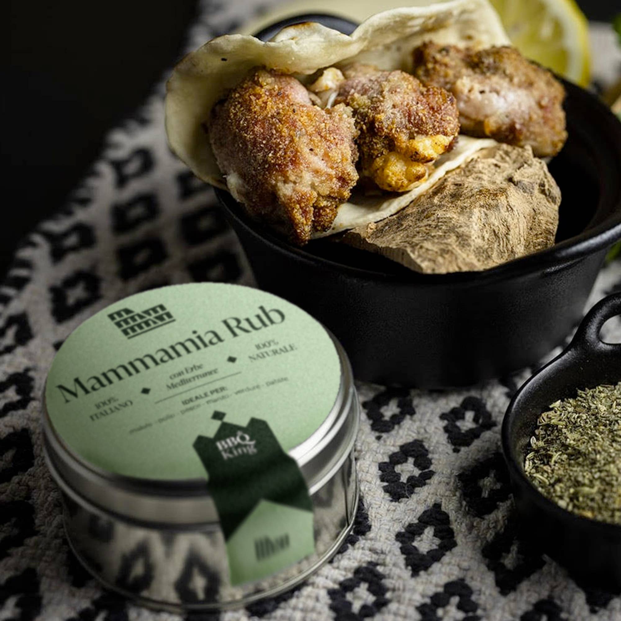 BBQ King - Venta al por mayor Condimentos - Mammamia Rub 70 g (2,46 oz)6