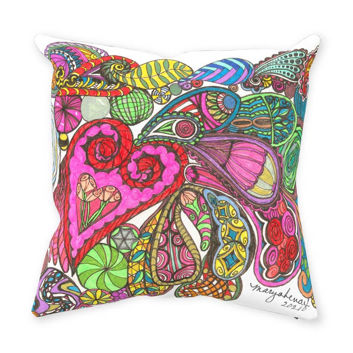 Kavalkade af kærlighedspuder for engroshandel hos Mary O's Imagination