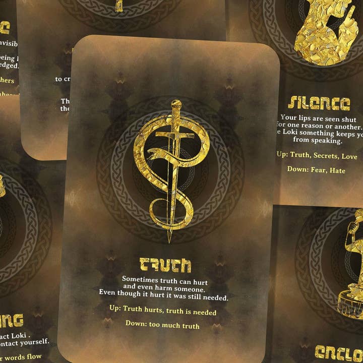 Ibiza Tarot USA - Wholesale Tarot Cards - Loki Oracle - Nordic Mythology - Nordic God6