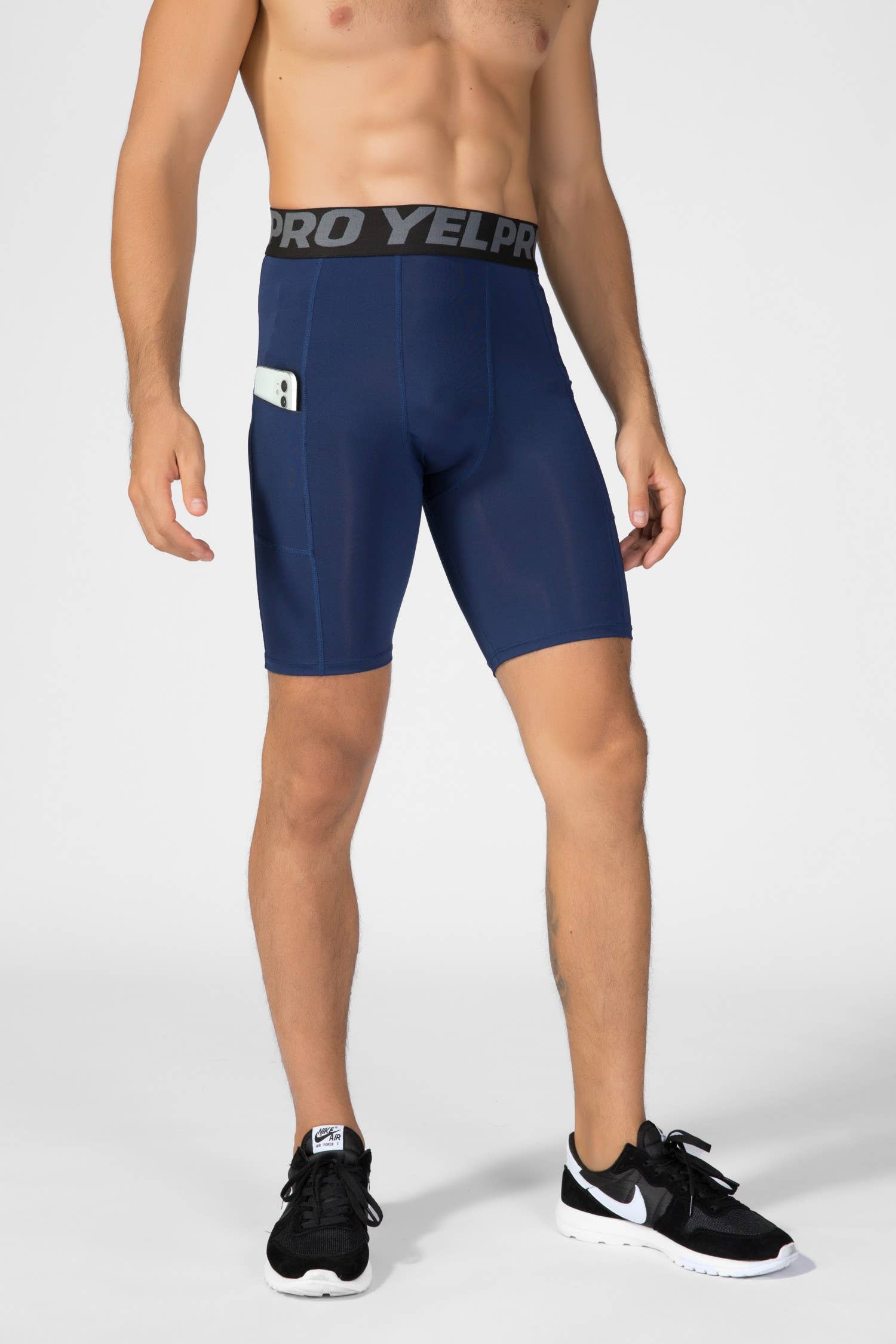 Active by Anna-Kaci - Venta al por mayor Pantalones cortos deportivos - Hombre - Pantalones cortos de compresión para hombre con cintura ancha11