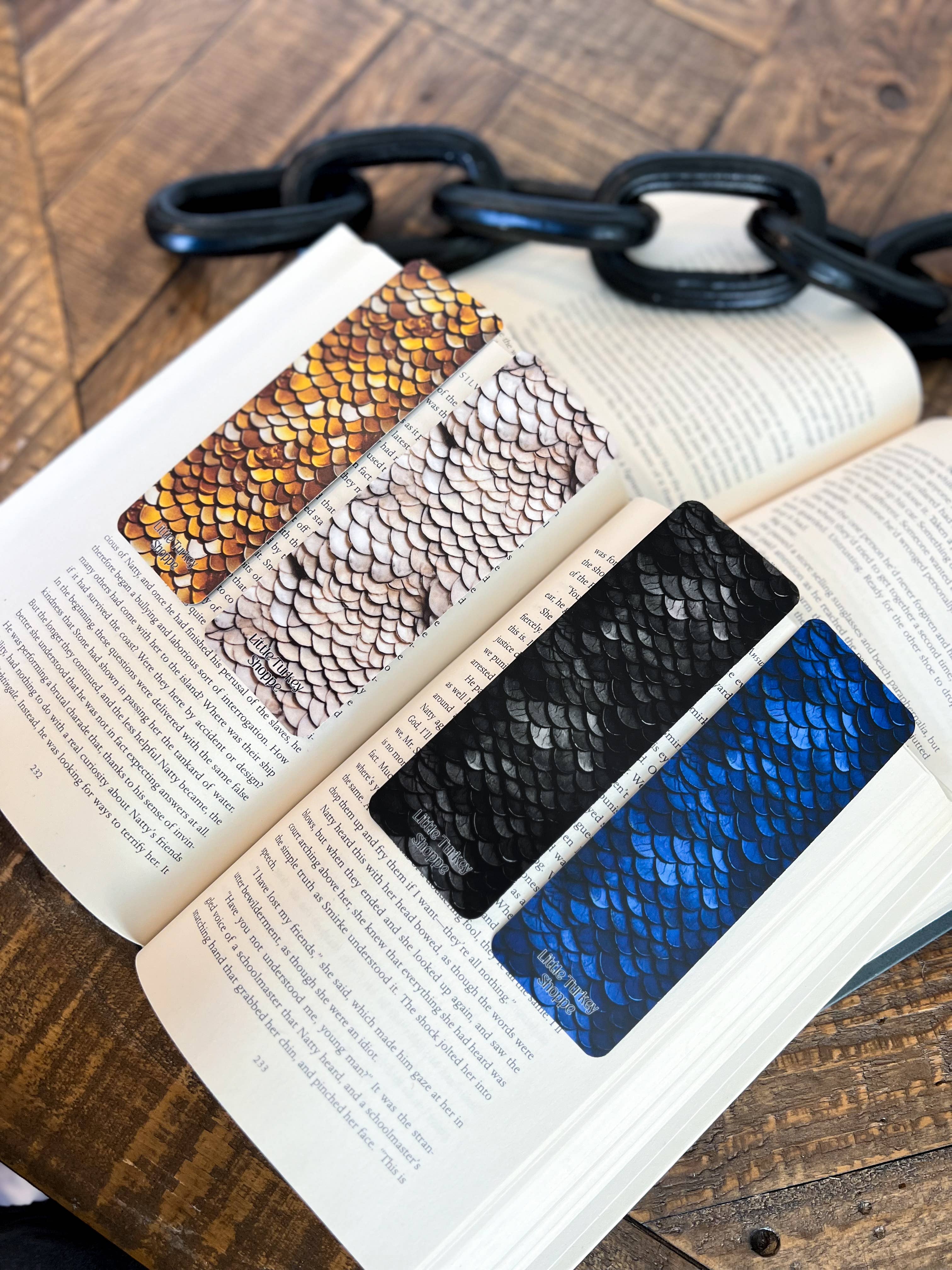 Little Turkey Shoppe - Wholesale Bookmark - Dragon Scale Bookmarks, Set 13