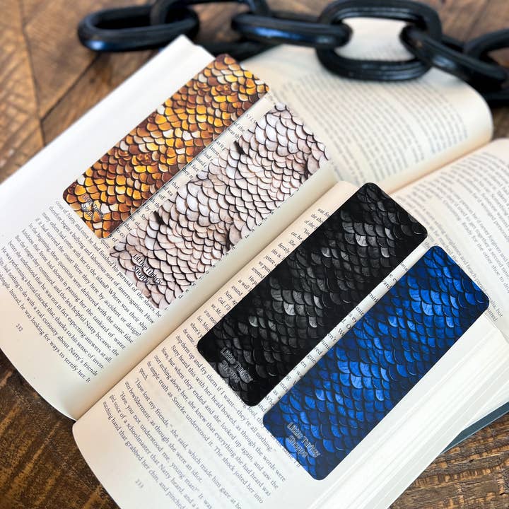 Little Turkey Shoppe - Wholesale Bookmark - Dragon Scale Bookmarks, Set 13