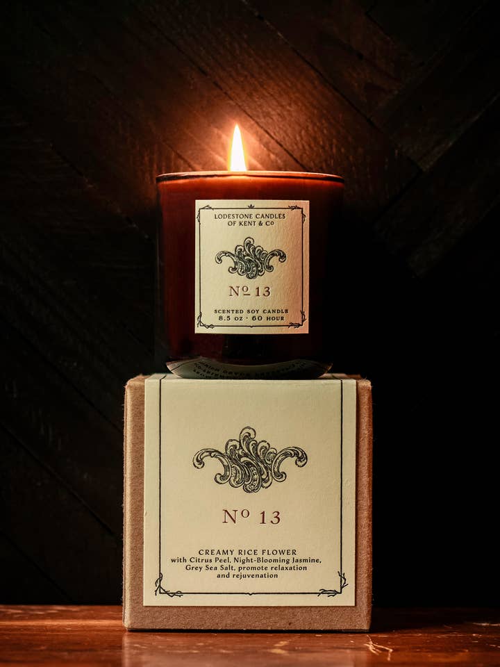 No. 13 | Luxury Soy Candle for wholesale by Lodestone Candles | Luxury Soy Candles