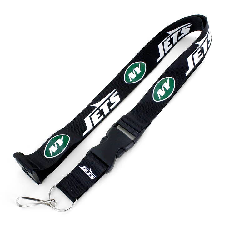 NFL New York Jets Team Lanyard, Black for wholesale by Aminco USA