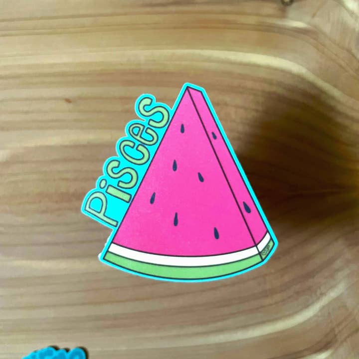 Vinyl Sticker Zodiac Cancer Fruit for wholesale by With Love Jessi P