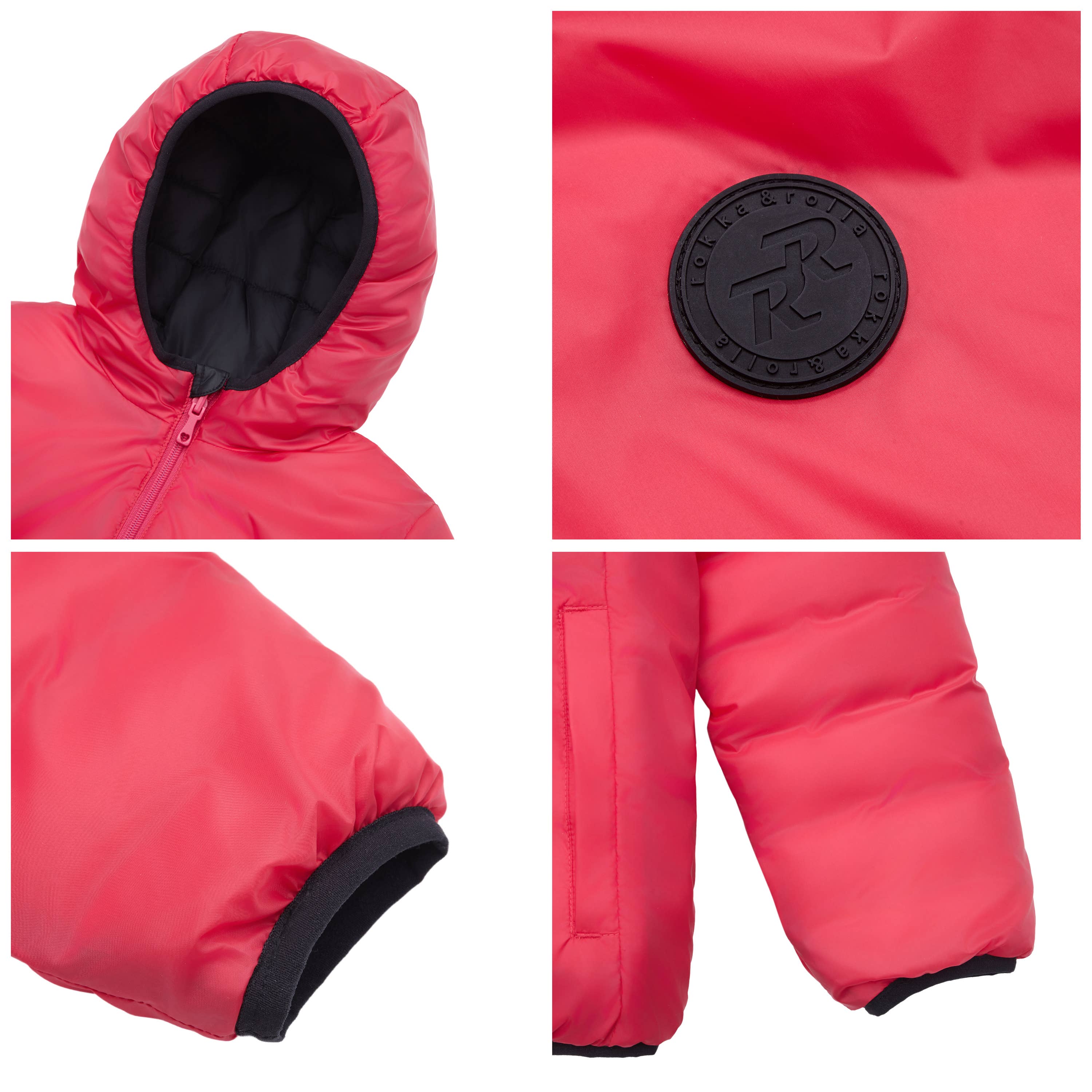 Rokka & Rolla - Wholesale Puffer Jacket - Kids - Girls' Reversible Light Puffer Jacket Coat34