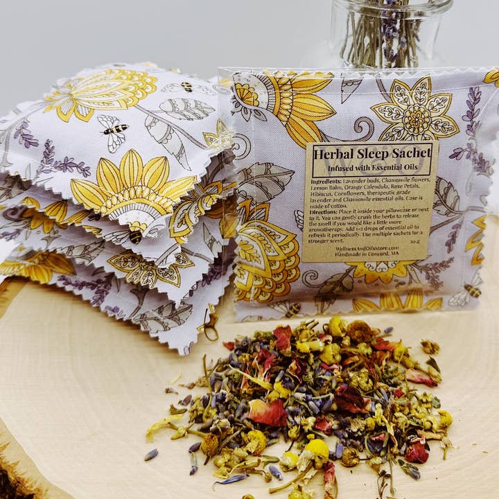Wellness & Oils - Wholesale Sachet - Herbal Sleep Sachet Infused with Essential Oils