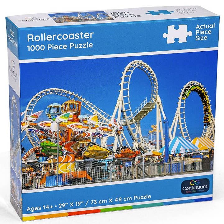 Continuum Games - Wholesale Puzzle - Adult - 1000 Piece Puzzle - Roller Coaster